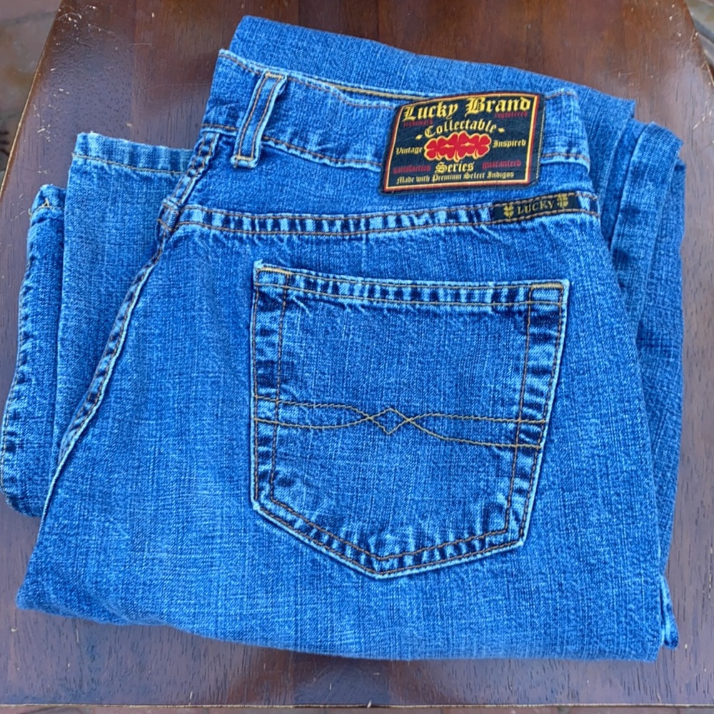 Lucky Brand Dungarees by Gene Montesano Sz 8/28